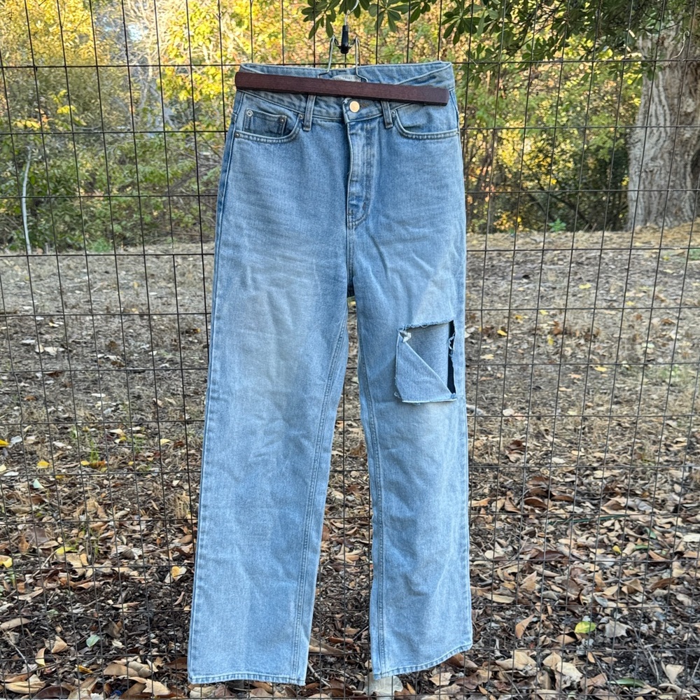 12th Tribe Jeans With Distressed Patch - image 1